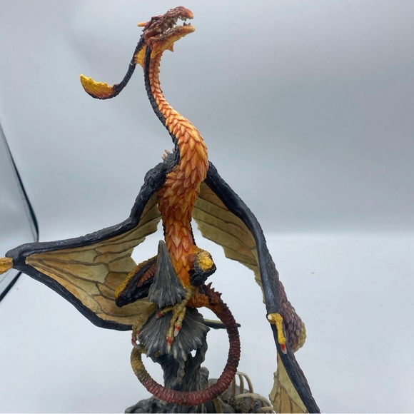 Andrew Bill Verbum Magus Renascence Dragon Sculpture 0060 / 2000 Handmade 2001 - Picture 2 of 12